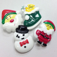 OCC-501- Set of 4 Christmas Buttons